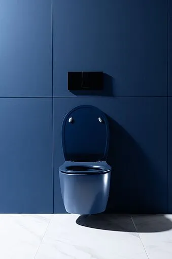 Унитаз подвесной безободковый Allen Brau Fantasy индиго 4.11004.ID