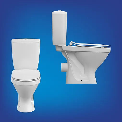 Унитаз-компакт Cersanit Melar 031 3/6 DPL EO slim белый 64234