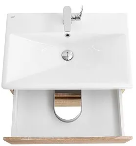 Тумба-умывальник подвесная BelBagno MARINO-CER 70 Rovere Bianco MARINO-CER-700-2C-SO-WO-P+BB-0321-70-LVB, 5