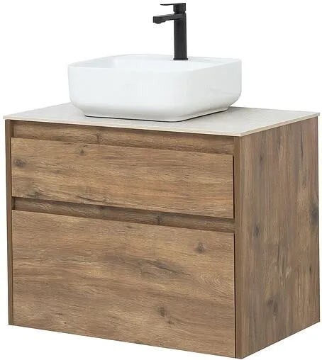 Тумба под умывальник подвесная Aquanet Nova Lite 75 дуб рустикальный 00249515
