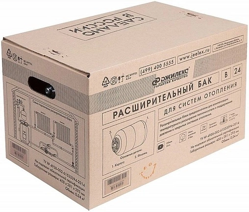 Расширительный бак Джилекс 24 В 6 бар 7724