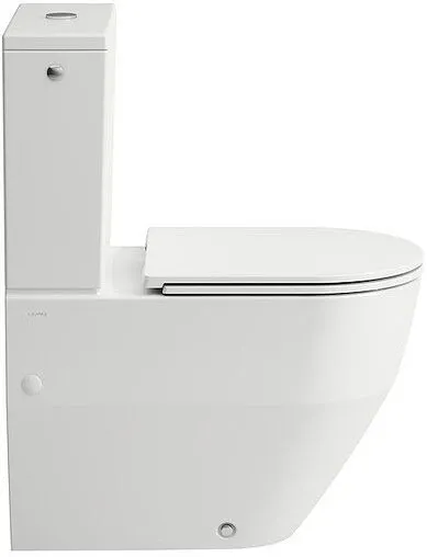 Унитаз-компакт безободковый Laufen Pro Rimless белый 8.2595.2.000.231.1+8.2995.3.000.973.1