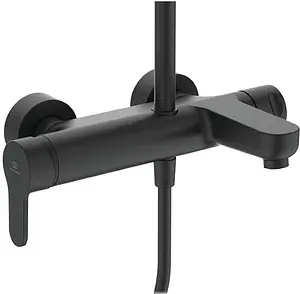 Душевая система со смесителем для ванны Ideal Standard Cerafine O чёрный матовый BC749XG Душевая система со смесителем для ванны Ideal Standard Cerafine O чёрный матовый BC749XG, 4