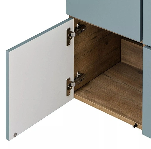 Тумба-умывальник подвесная Aquaton Мишель 100 фьорд/дуб рустикальный 1A2773K2MIX30