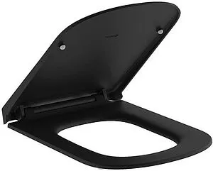 Крышка-сиденье для унитаза с микролифтом Kludi Resa S белый 27WCS53 Крышка-сиденье для унитаза с микролифтом Kludi Resa S белый 27WCS53, 1