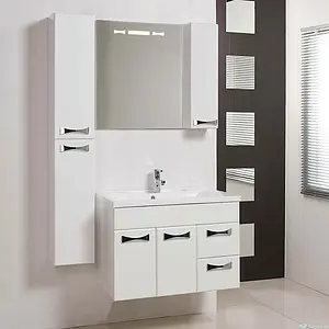 Тумба под умывальник подвесная Aquaton Диор 100 белый 1A167701DR010 Тумба под умывальник подвесная Aquaton Диор 100 белый 1A167701DR010, 3