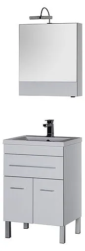 Шкаф-зеркало Aquanet Верона 58 L белый 00175344