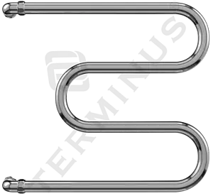 Полотенцесушитель водяной Terminus М-образный AISI 32х2 500х500 полированная сталь 4620768881145 Полотенцесушитель водяной Terminus М-образный AISI 32х2 500х500 полированная сталь 4620768881145, 1