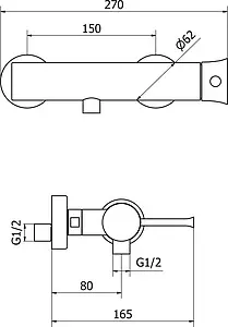 Смеситель для душа Cezares Positano хром POSITANO-DM-01 Смеситель для душа Cezares Positano хром POSITANO-DM-01, 2