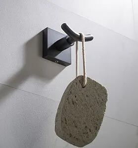 Крючок двойной Timo Selene чёрный матовый 12012/03 Крючок двойной Timo Selene чёрный матовый 12012/03, 3