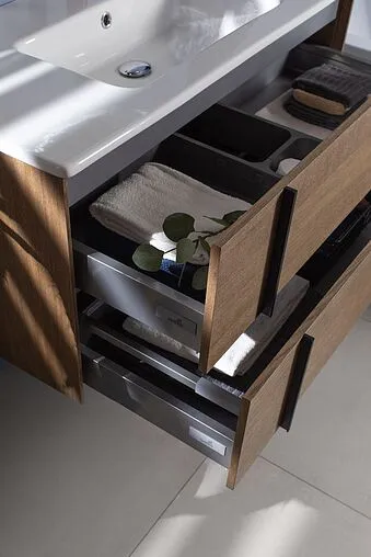 Тумба под умывальник подвесная Allen Brau Reality 100 дуб 1.32007.NO