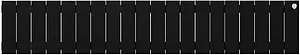Радиатор биметаллический 20 секций Royal Thermo PianoForte 200 Noir Sable RTPNS20020, 2