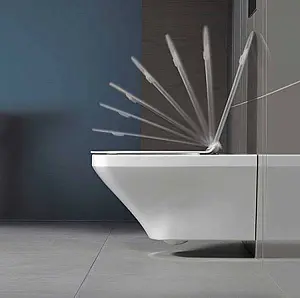 Крышка-сиденье для унитаза с микролифтом Duravit DuraStyle белый 0060590000 Крышка-сиденье для унитаза с микролифтом Duravit DuraStyle белый 0060590000, 3