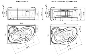 Ванна акриловая Radomir Ирма 160х105 L 2-01-0-1-1-229 Ванна акриловая Radomir Ирма 160х105 L 2-01-0-1-1-229, 2