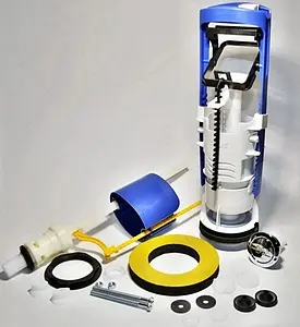 Комплект арматуры для бачка однорежимный ½&quot; пластик нижний OLI DECO + UNI BOTTOM ½ 037192, 4