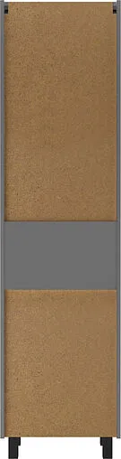 Шкаф-пенал напольный Домино Graffo 50 графит матовый DGr2423P