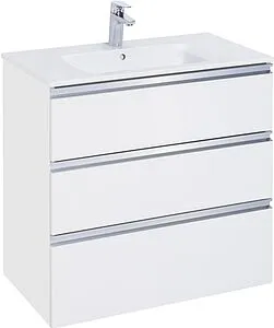 Тумба-умывальник подвесная Roca Gap 80 белый глянец A857406806+ Тумба-умывальник подвесная Roca Gap 80 белый глянец A857406806+, 1