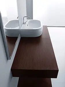 Раковина Kerasan Flo 60 белый 314201*1 Раковина Kerasan Flo 60 белый 314201*1, 5