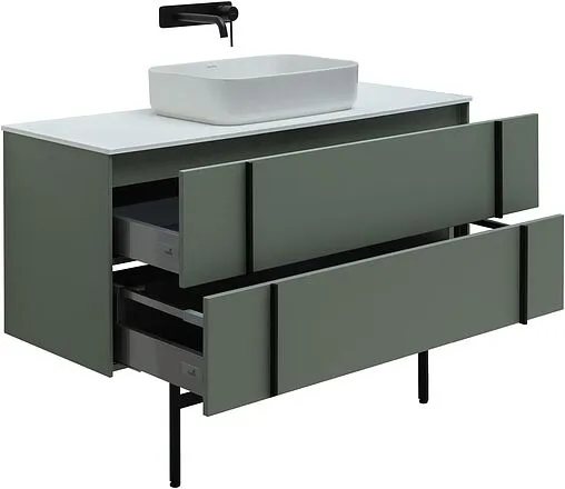 Тумба-умывальник подвесной Allen Brau Reality 120 олива 1.32008.CGM+