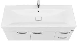Тумба-умывальник подвесная Aquaton Диор 120 белый 1A1106K3DR010, 3