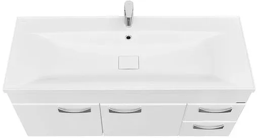 Тумба-умывальник подвесная Aquaton Диор 120 белый 1A1106K3DR010