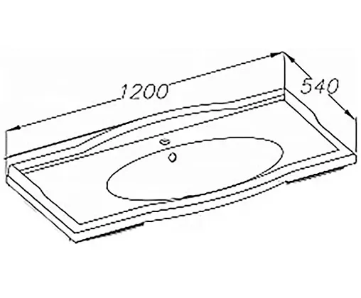Раковина Florentina Лаура 120 белый 10.210.01200.001
