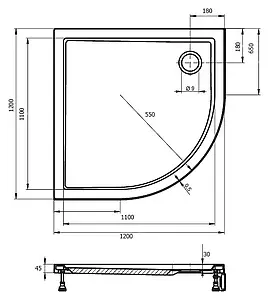 Поддон для душа Riho Davos 289 D002021005 Поддон для душа Riho Davos 289 D002021005, 2