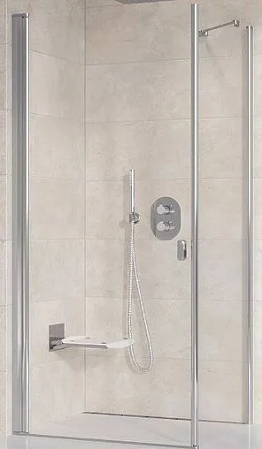 Боковая стенка 800мм прозрачное стекло Ravak Chrome CPS-80 9QV40U00Z1