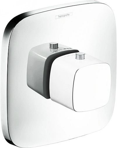 Термостат для 1 потребителя Hansgrohe PuraVida Highflow белый/хром 15772400