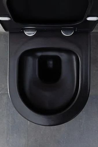 Унитаз подвесной безободковый Allen Brau Priority черный матовый 4.31002.31