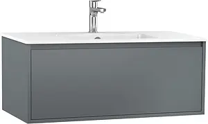 Тумба-умывальник подвесная ISVEA Pro 100 серый 21MGS070101I+10SL50101SV Тумба-умывальник подвесная ISVEA Pro 100 серый 21MGS070101I+10SL50101SV, 1