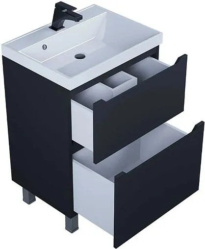 Тумба под умывальник напольная Uperwood UPD Tanos 60 чёрный 291120331