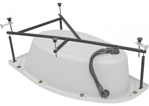 Ванна акриловая Aquanet Mia 140x80 R 00246884