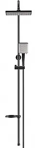 Душевая система без смесителя Swedbe Hermes чёрный матовый 5105B Душевая система без смесителя Swedbe Hermes чёрный матовый 5105B, 3