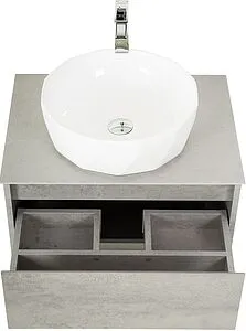 Тумба-умывальник подвесная BelBagno KRAFT 70 Cemento Grigio KRAFT-700-2C-SO-CG+ Тумба-умывальник подвесная BelBagno KRAFT 70 Cemento Grigio KRAFT-700-2C-SO-CG+, 5