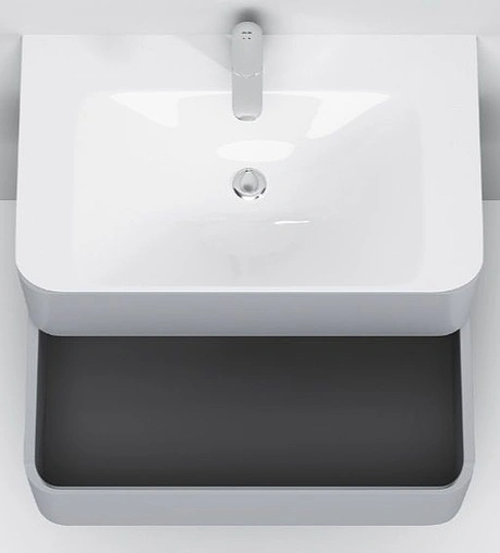 Тумба под умывальник подвесная Am.Pm Sensation 80 серый шелк M30FHX0802FG