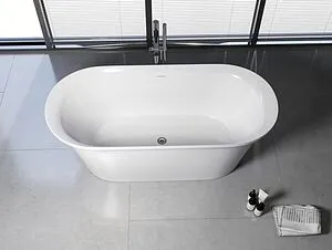 Ванна акриловая отдельностоящая Aquanet Family Smart 170x78 Matt Finish белый матовый 88778-MW, 5