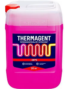 Теплоноситель (Антифриз) этиленгликоль Thermagent -30 20кг 910236 Теплоноситель (Антифриз) этиленгликоль Thermagent -30 20кг 910236, 1