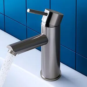 Смеситель для раковины Dorff Logic NEW нержавеющая сталь D3002100SS Смеситель для раковины Dorff Logic NEW нержавеющая сталь D3002100SS, 4