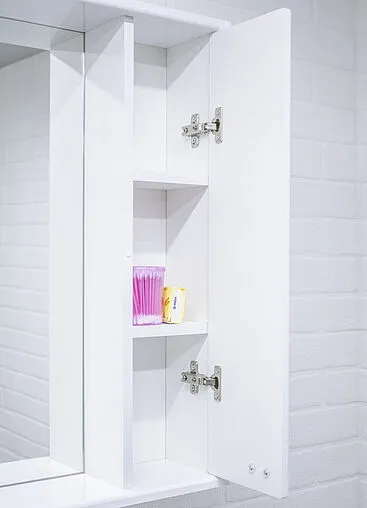 Шкаф-зеркало Айсберг Классик 55 R белый DA1051HZ