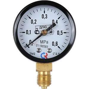 Манометр радиальный Росма ТМ-210Р.00 50мм 6 бар ¼&quot; 00000006695, 1