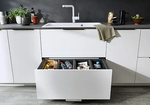 Мусорная система Blanco Flexon II Low 90/4 521475