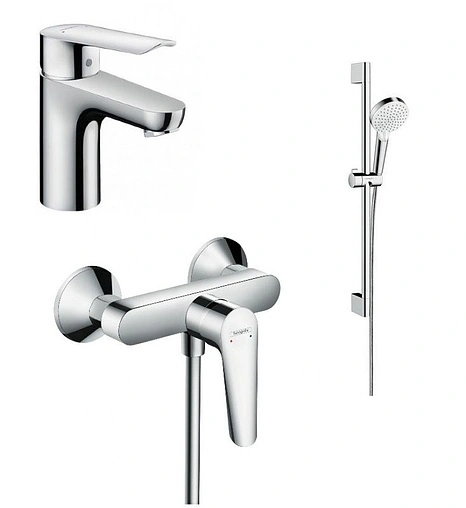 Комплект для душа 3 в 1 Hansgrohe Logis E хром SetLogisE100D