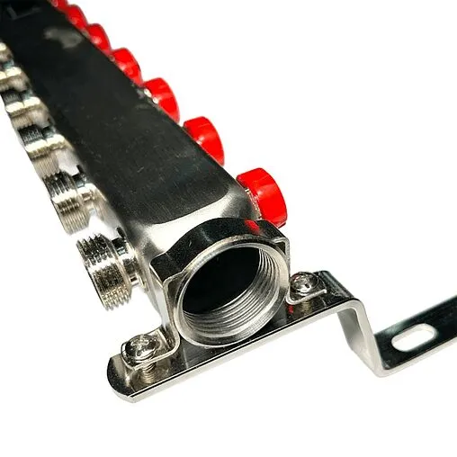 Группа коллекторная без расходомеров 7 отводов 1&quot;в/в x ¾&quot;ек Uni-fitt TECHNO 451W4307