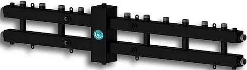 Каскадный коллектор 3 контура с гидрострелкой + 4 коллекторных контура 1&quot;н x 1&quot;н Север-BKM4 1925082