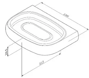 Мыльница Am.Pm Sensation хром A3034200 Мыльница Am.Pm Sensation хром A3034200, 2