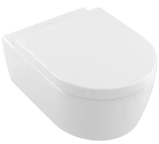 Унитаз подвесной безободковый Villeroy&amp;Boch Avento CeramicPlus белый 5656HRR1