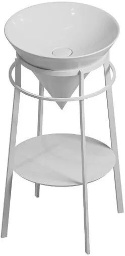 Полка Kerama Marazzi Cono 44 белый CO4.43\WHT