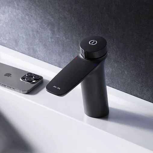 Смеситель для раковины Am.Pm Inspire 2.0 чёрный матовый F50A02522