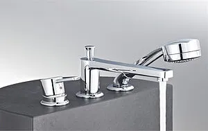 Смеситель на борт ванны на 3 отверстия Kludi Zenta хром 384470575 Смеситель на борт ванны на 3 отверстия Kludi Zenta хром 384470575, 5